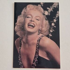 Vintage Marilyn Monroe Laughing Postcard of a Publicity Photograph
